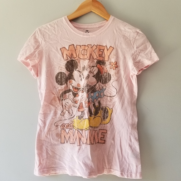 Disney Tops - Disney Store Mickey and Minnie Graphic Tee